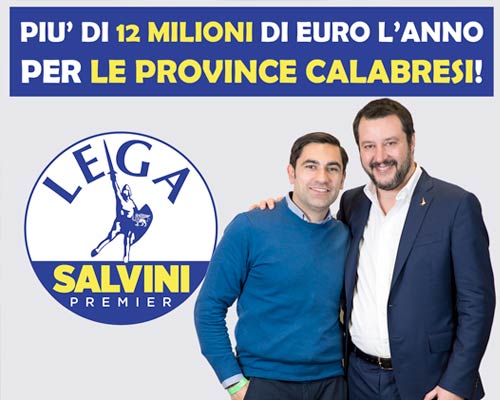 Domenico Furgiuele e Matteo Salvini