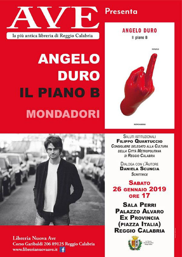 Angelo Duro presenta il suo libro "Il piano B" a Reggio