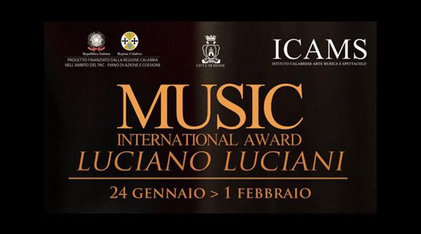 Music International Award Luciano Luciani Cosenza