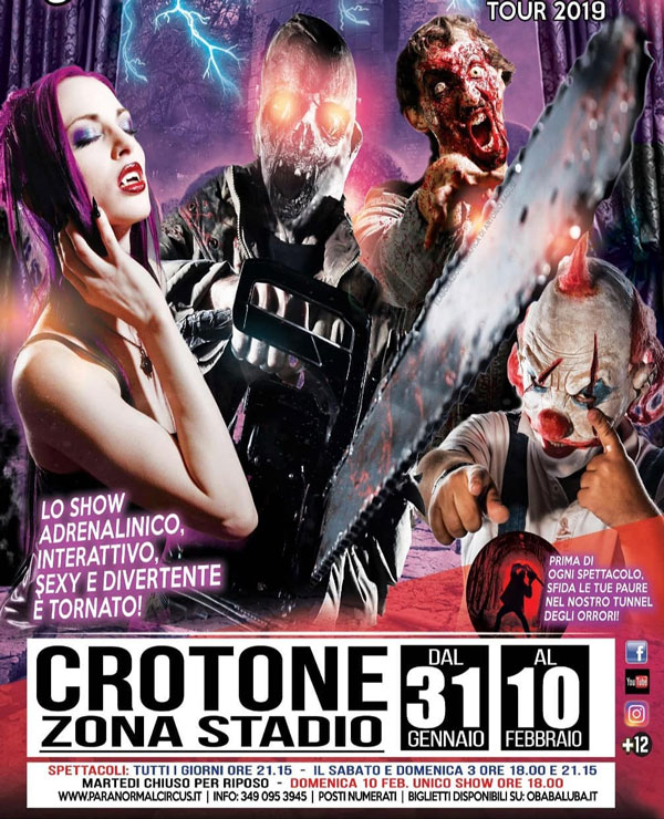 Paranormal Circus a Crotone