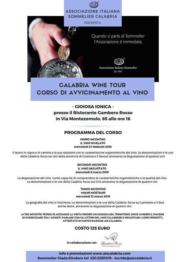 A Gioiosa Jonica il Calabria Wine Tour