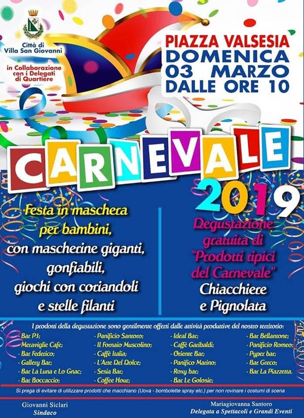 Carnevale a Villa San Giovanni