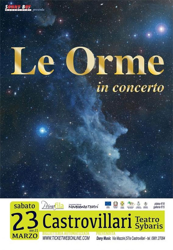 Le Orme in concerto a Castrovillari