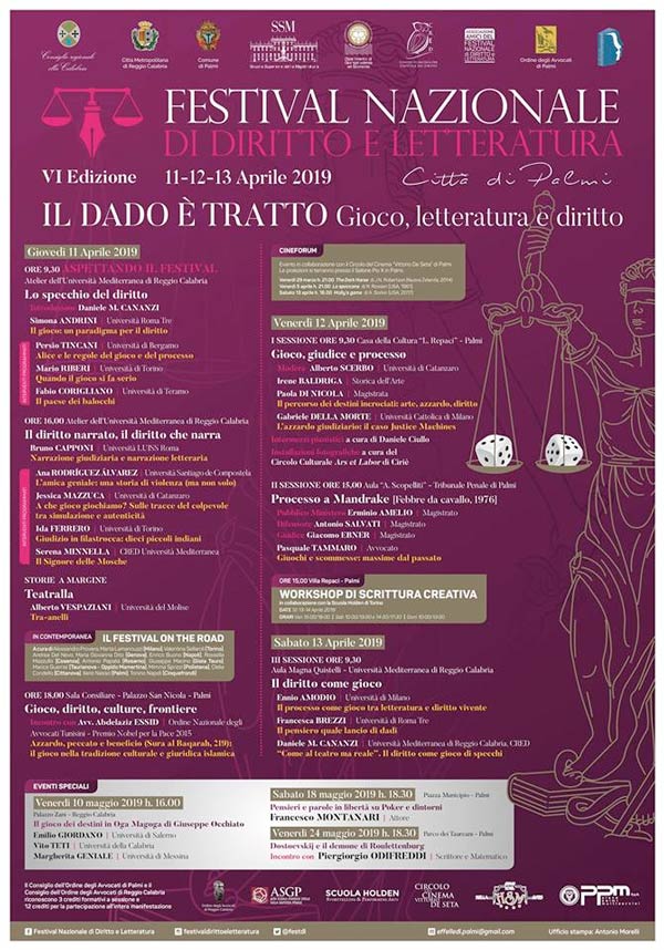 Festival Nazionale di Diritto e Letteratura Palmi VI Edizione