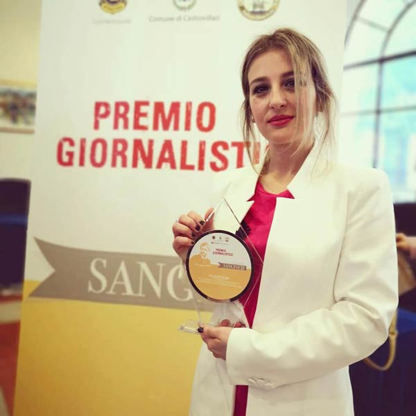 Ad Alessia Principe il premio Speciale del Premio Sangineto