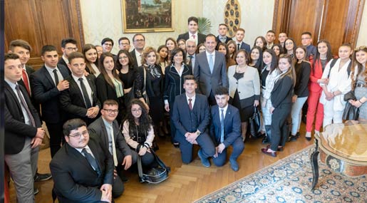Studenti di Villa San Giovanni al Senato