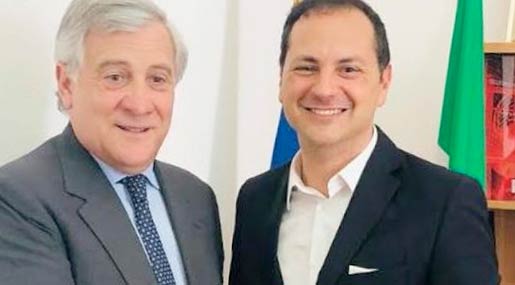 Antonio Tajani e Marco Siclari