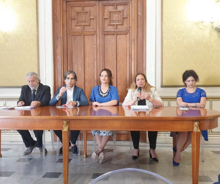 La conferenza stampa a Palazzo San Giorgio