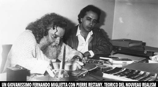 Pierre Restany e Fernando Miglietta