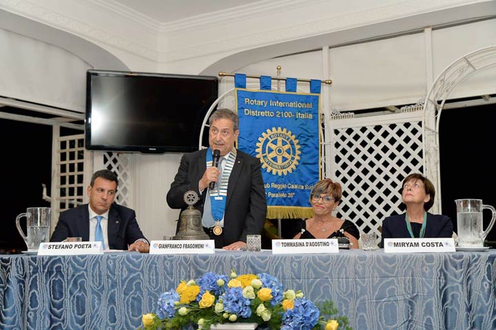 Gianfranco Fragomeni nuovo presidente Rotary Reggio Parallelo 38