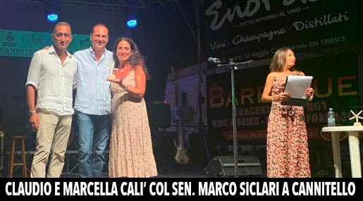 Caludio Cal', Marco Siclari e Marcella Calì