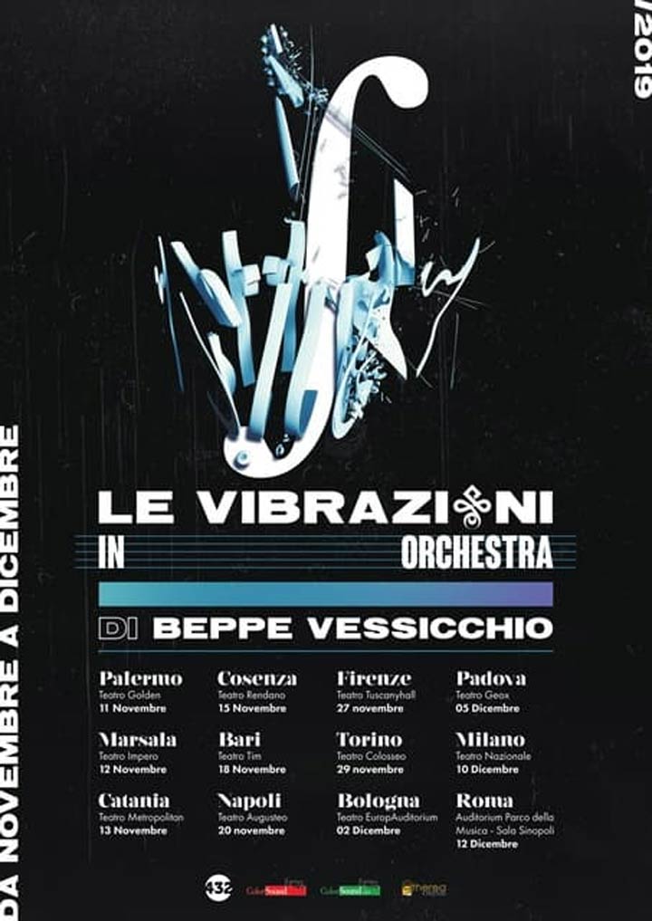 COSENZA - Il concerto de Le Vibrazioni in orchestra di Beppe Vessicchio - Calabria Live