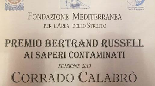 Premio Russell a Corrado Calabrò
