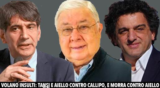 Carlo Tansi, Pippo Callipo e Francesco Aiello