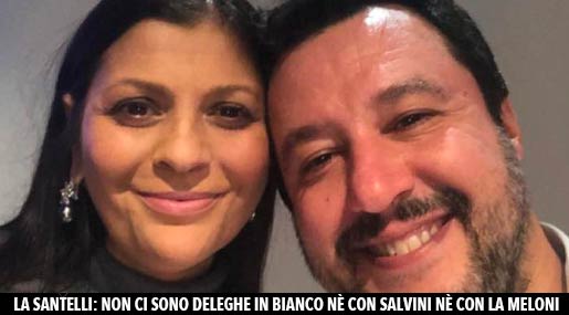 Jole Santelli e Matteo Salvini