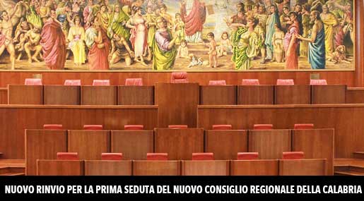 L'aula del Consiglio regionale della Calabria
