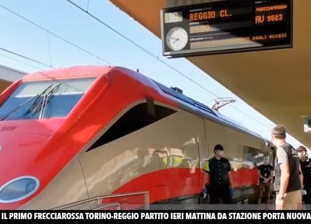 Frecciarossa a Reggio Calabria