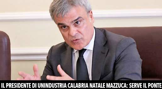 Natale Mazzuca, presidente di Unindustria Calabria