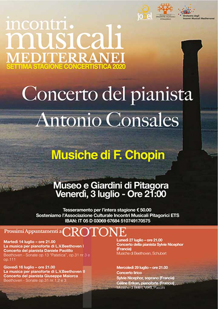 CROTONE - Il concerto del pianista Antonio Consales - Calabria.Live