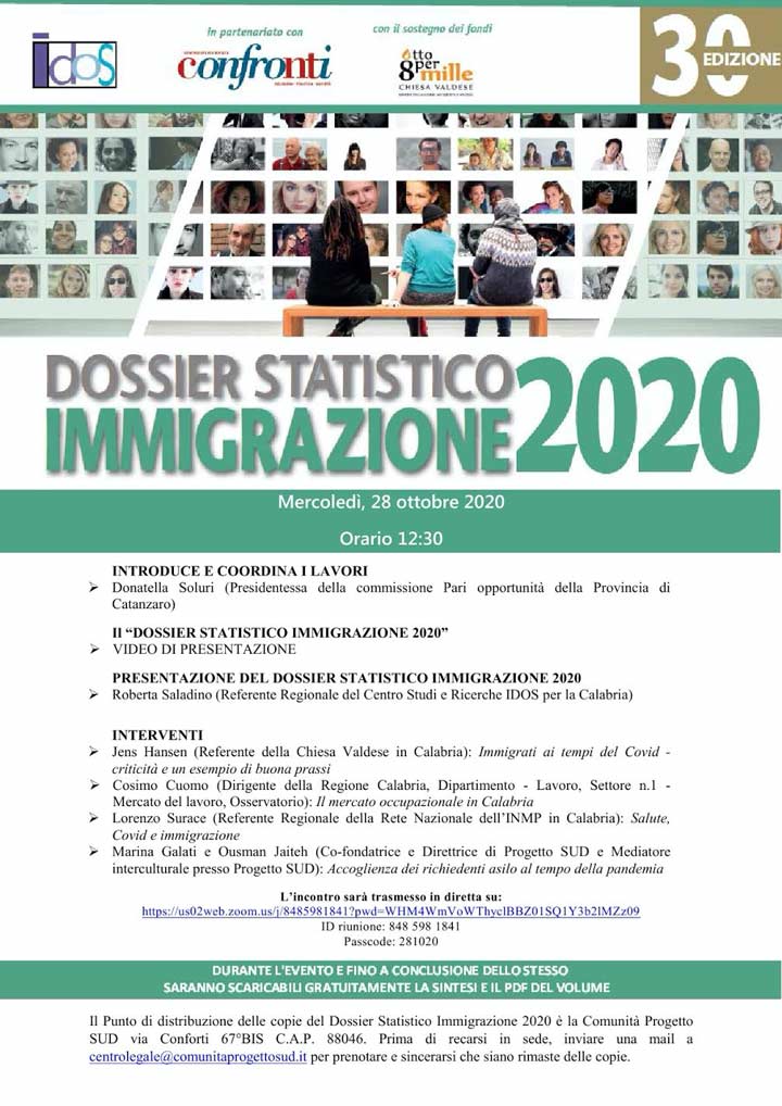 Dossier Statistico Immigrazione 2020