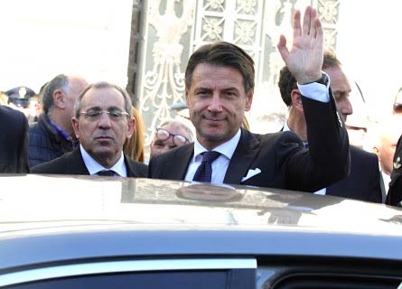 Il presidente Conte a Reggio nel 2018