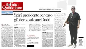 Il Fatto Quotidiano- sul presidente ff Spirlì
