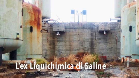 I resti della Liquichimica a Saline: mai entrata in funzione