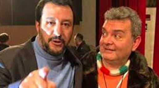Matteo Salvini e Nino SPirlì