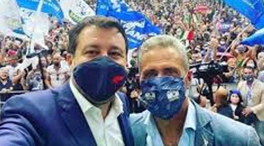 Matteo Salvini e Roy Biasi