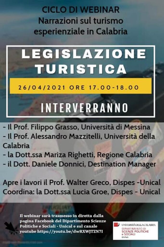 legislazione turistica