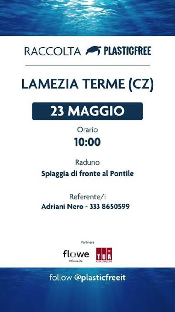 giornata plastic free Lamezia Terme