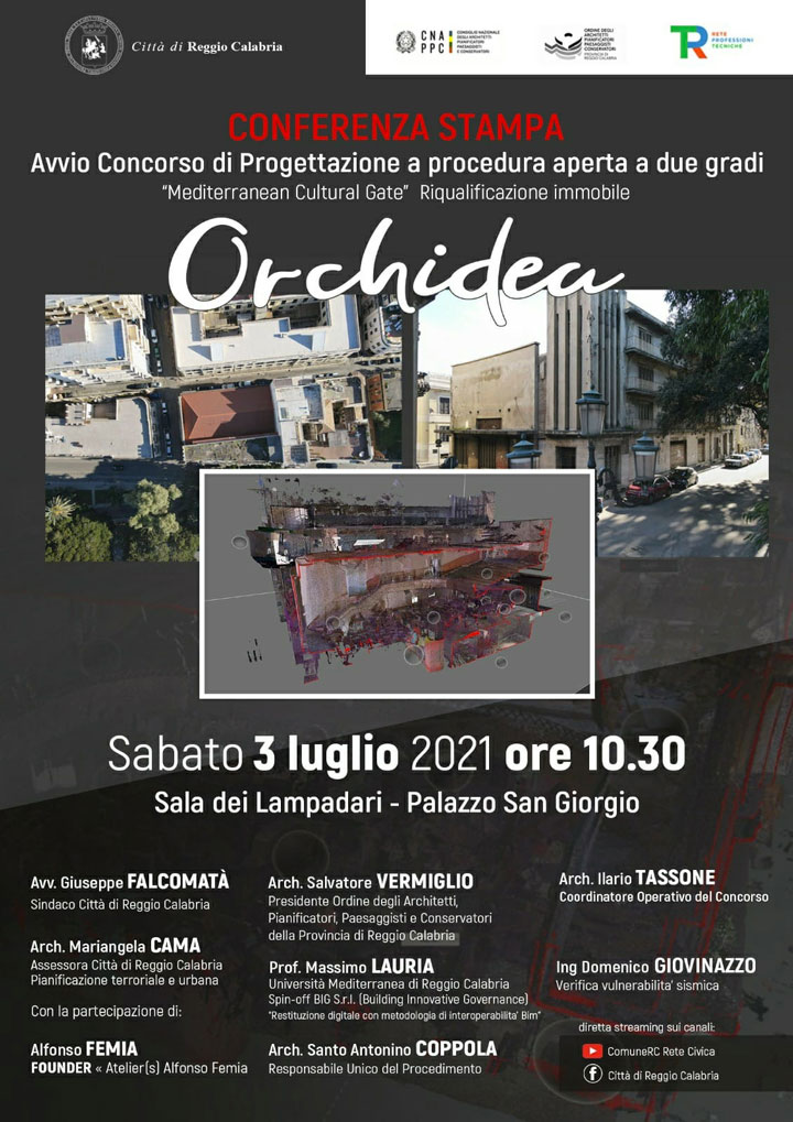 L'orchidea futuro polo culturale a Reggio Calabria