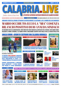 Calabria.Live 29 agosto 2021