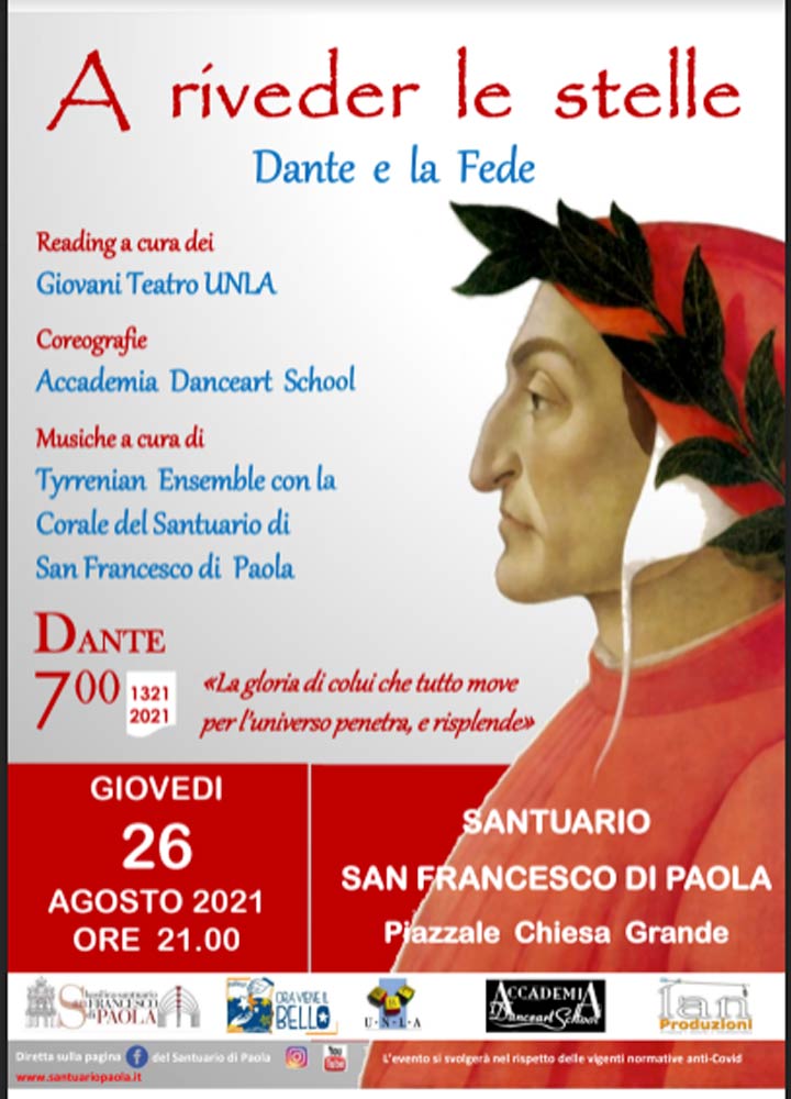 Evento Dante e la Fede a Paola