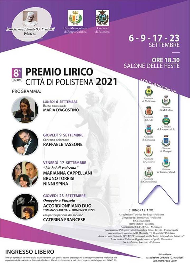 premio-lirico Città di Polistena 2021