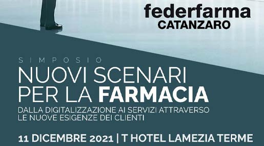 A dicembre il convegno "Nuovi scenari per la Farmacia" di Federfarma Catanzaro