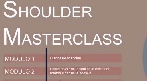 Prima Masterclass in Calabria sulla terapia riabilitativa della spalla