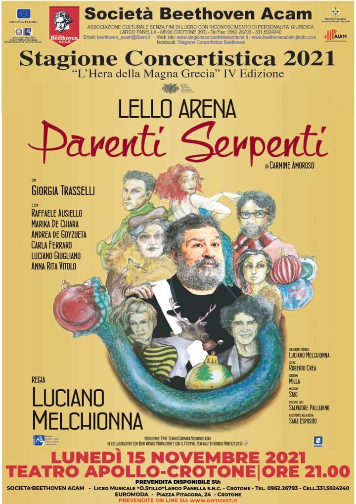 Lello Arena in Parenti Serpenti