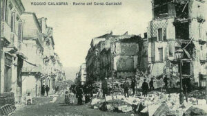 Rovine di Reggio dopo il terremoto del 1908