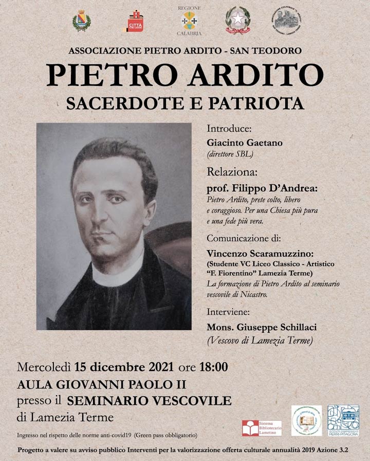Il 15 dicembre l'incontro pubblico su Pietro Ardito
