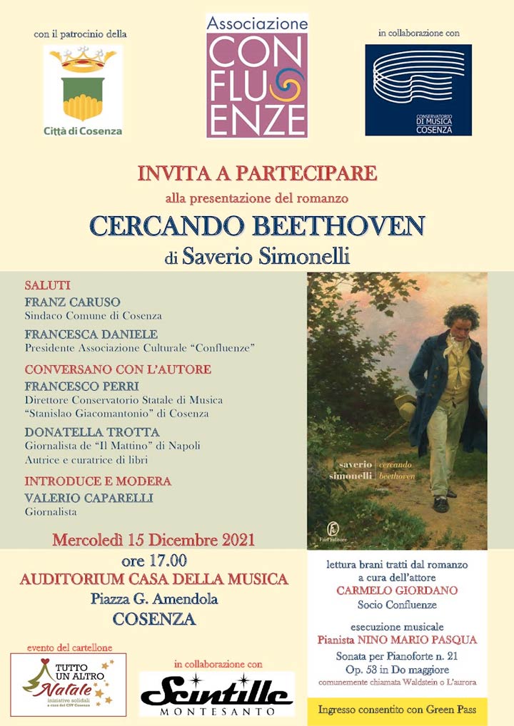 Mercoledì si presenta il libro "Cercando Beethoven" di Saverio Simonelli