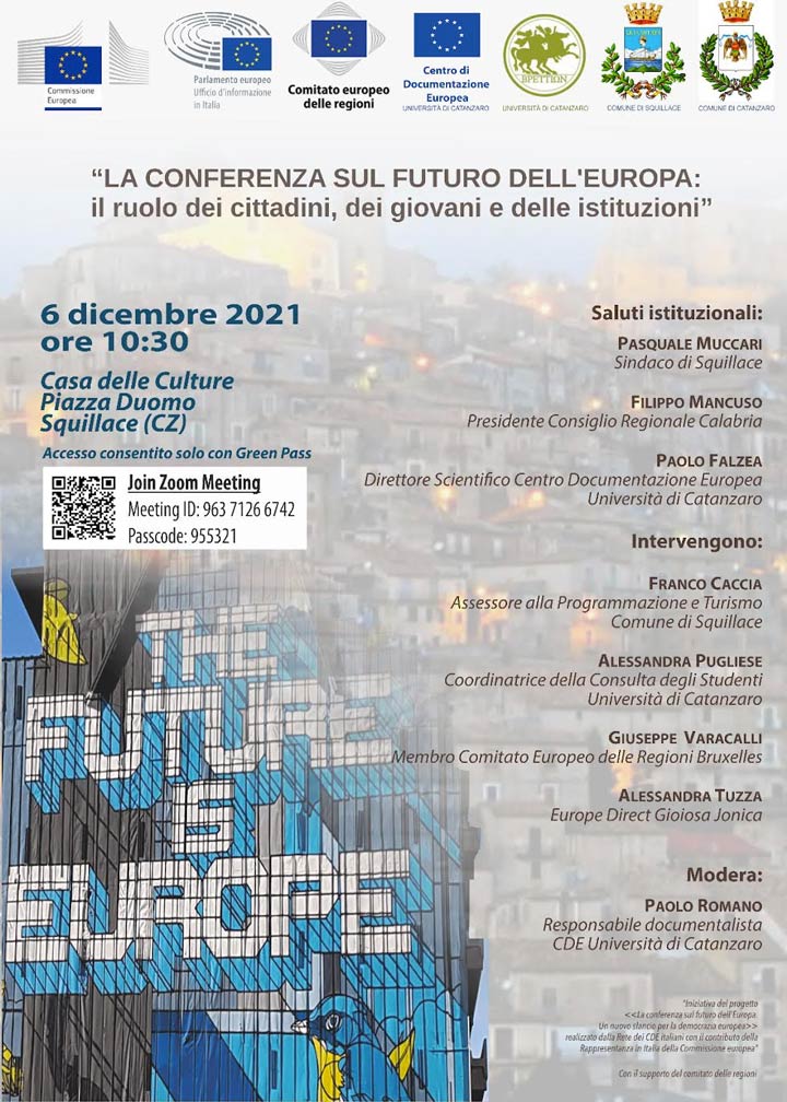 Lunedì la conferenza sul futuro dell'Europa