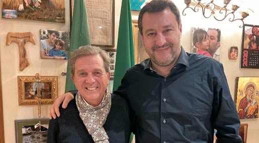 Saccomanno incontra Salvini per fare il punto su situazione politica