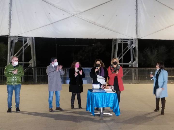 Brunetti, Versace e Palmenta alle premiazione della Società Sportiva Calabria
