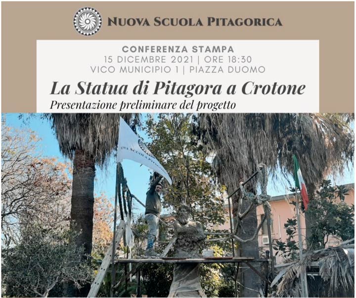 statua pitagora a Crotone