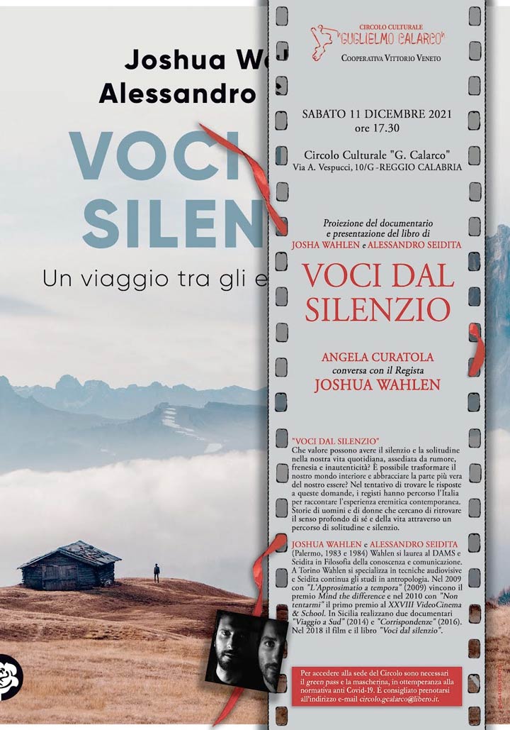 Si presenta il libro "Voci dal Silenzio" di Joshua Wahlen e Alessandro Seidita
