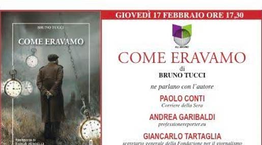 Alla Fondazione per il Giornalismo di Roma la presentazione del libro del giornalista calabrese Bruno Tucci
