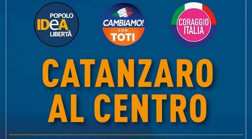 Venerdì 25 a Catanzaro l'evento "Catanzaro al Centro", sarà presente Gaetano Quagliarello