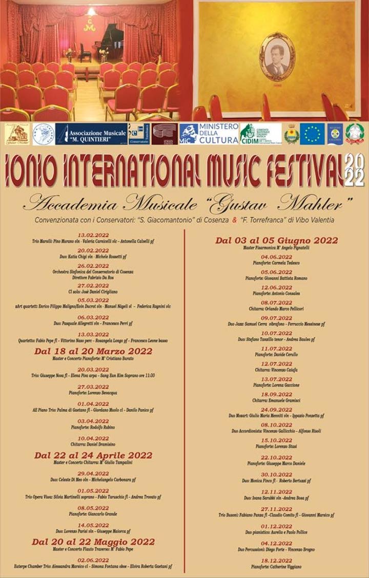 La quinta edizione dello Ionio International Music Festival