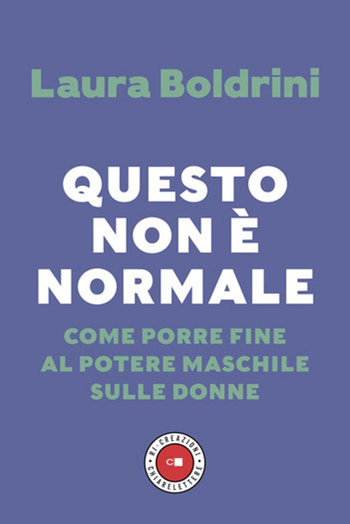 Sabato Laura Boldrini presenta il libro "Questo non è normale"